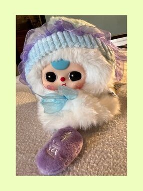 Baby Three Plush Pendant Jelly Fish w/ BOBA Eyes